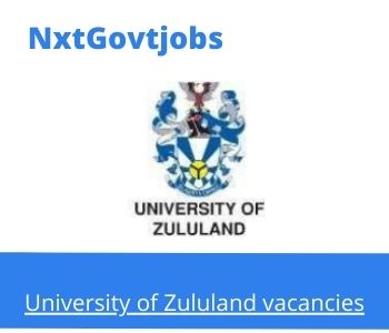 University of Zululand Senior Library Assistant Vacancies Apply now @unizulu.ac.za