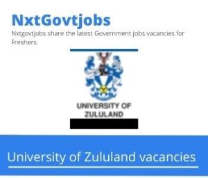 University of Zululand Cleaner Vacancies in Zululand 2023
