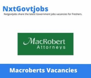 Macroberts Candidate Attorney Vacancies in Durban