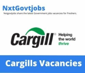 Cargill Additives Lead Vacancies in Pietermaritzburg 2023