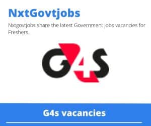 G4s Vault Officer Vacancies in Ladysmith – Deadline 03 May 2023