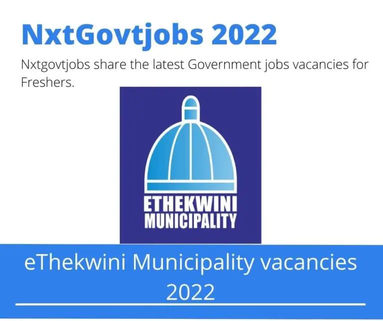 eThekwini Municipality Nursery Assistant Vacancies in Durban – Deadline 19 May 2023